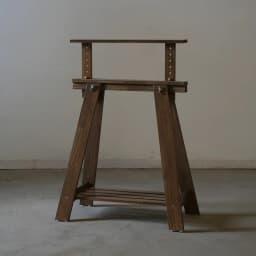 Rustic Wood Table Legs for Outdoor Photo Prop Stool Feet Vintage Workstation Base Industrial Photography Background Setting