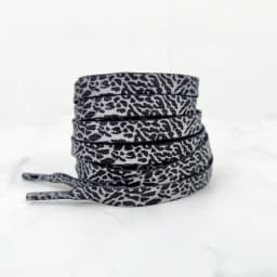 Bursting Texture Rubber Shoelaces Leopard Laces for Sneakers AF1 Men Women Sport Basketball Shoe Laces 120/140/160cm Accessories