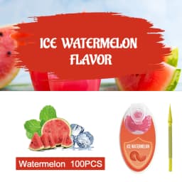 100pcs Mixed Fruit Flavor Capsule Mint Beads Ice Pops Cigarette Filter Brush Ball for Smoking Accessories DIY Tobacco Holder
