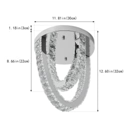 VETRULUS Crystal Ceiling Chandelier Home Decoration Luxury Led Ceiling Lights Living Room Bedroom Dining Lighting Fixture Lamp