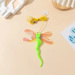 Swinging On The Swing Hanging The Door Cat Teaser Stick Elastic Rope Extendable Cat Toy