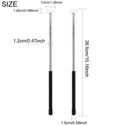 Available in Multiple Colors Percussion Instrument Drumsticks Mallets Jazz Drum Stick Double Headed Soundhammer for Drum Marimba