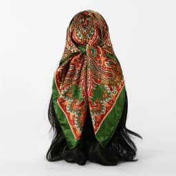 Plain Silk 90 Square Scarf Satin Headband For Muslim Woman Printed Hijabs Wraps Fashion Headscarf Casual Turban Female Bandbana