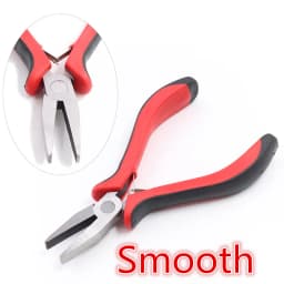 1 Piece Multi-function Stainless Steel Split Ring Opener Needle Nose Pliers Jewelry Making Hand Tool Black Red