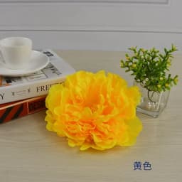 1pc 20CM Big Peony Flower Wedding Wrist Flower Wall Peony Head Dance Props Use Shooting Decoration Flower DIY