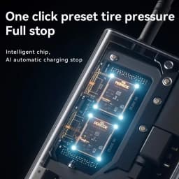 Cordless Car Tire Inflator Portable Air Compressor, 150 PSI Air Pump with Pressure Gauge, for Bicycle Bikes Motorcycles Balls