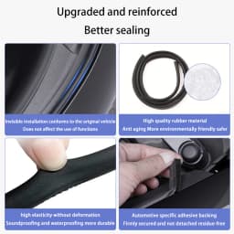 For Tesla Model Y Juniper 2025+ Door Sealing Soundproof Rubber Sealing Strip Sunroof Sealing To Reduce Wind Noise Soundproof Kit
