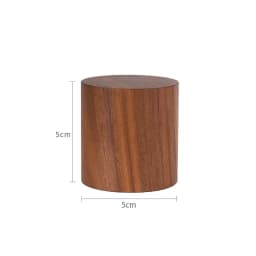 Wooden Round Block Cone Jewelry Display Stand Rings Gemstone Jewellery Holder Case Bracelet Storage Earring Shelf