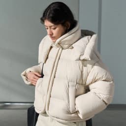 Hooded Stand Collar Fitted Puffer Coat Zip‑Up Oversized 2026 Winter Women Warm Padded Jacket Glam Causal Lady Cotton‑Padded Coat