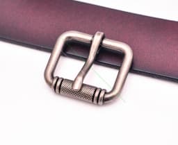 BKD0677 30Mm Solid Western Sturdy Square Heel Bar Pin Buckles for Men Jeans Belt Buckle Diy Leathercraft Dog Collar Belt