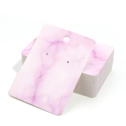 50pcs/lot Necklace Earrings Ear Studs Packaging Card Blank Jewelry Display Card Marbling Paper Card For Jewelry Packaging