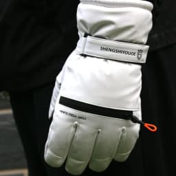 Unisex Windproof Waterproof Ski Gloves Warm Thick Anti-Skid Touch Screen Winter Gloves for Hiking Cycling