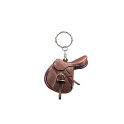 Horse Western Cowboy Saddle Shape Keychain Acrylic Charm Pendant Hanging Keyring Decoration Car Key Rings Holder Gifts Not 3D