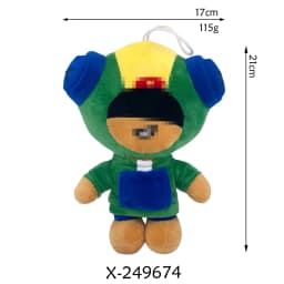 7pcs New Cartoon Wilderness Brawl Spike Doll Surrounding Plush Dolls Game Characters Children Room Decoration Birthday Gift