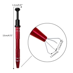 1 Pc 4 Claws Tweezer Jewelry Holder Gems Parts Screws Pick-up Tools Grabber Catcher Jewelry Clip 4 Prongs Tweezer