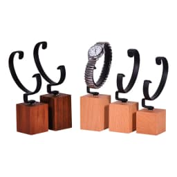 High-end Wooden watch display stand watch holder organizer for jewelry jewelery jewellery display case bracelet props showcase