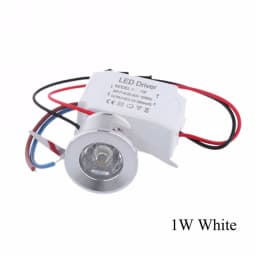 1W /3W LED White/Warm White AC 85-265V Mini Surface Mounted Light Led Downlight Jewelry Cabinet Lamp LED Mini Spotlight Lamp