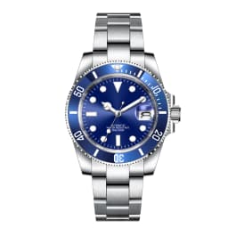 Customized Logo Reloj Men's Mechanical Automatic Wristwatch NH35 Movement 40mm Dial 100M Waterproof Sapphire Glass DIY Corgeut