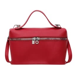 Fashion Trend Large Capacity Dopamine Boxbag Litchi Pattern Portable Carrying Crossbody Bag Daily Commuting Versatile Square Bag