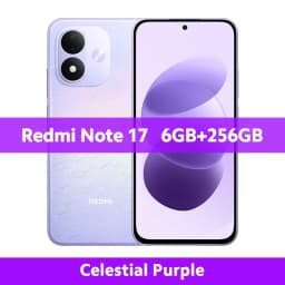 Xiaomi Redmi Note 17 4G Smartphone Global Version 120Hz 6.99" Display 4GB/6GB/8GB RAM 7700mAh 45W 50MP Snapdragon® 6s 4G Gen 2