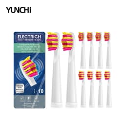 Replacement Toothbrush Heads For Fairywill Sonic Electric Toothbrush FW-507/508/515/551/917/959/2011/D1/D3/D7 Du Pont Bristles