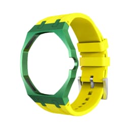 Modification Kit Aluminum Metal Case+Silicone Strap for Swatch X AP Royal Pop Pocket Watch Changer To Wristwatch Accessories