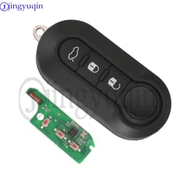 Jingyuqin A2C86460000 433MHz 4A Chip Flip Car Remote Key For Fiat Mobi Uno Fiorino E Mais Strada Citroen Peugeot Fob Control