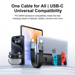 PD240W USB 5.0 Type C to Type C Cable 80Gbps ThunderBolt 5 USB-C Data Cord 16K@60Hz USB C Cable for iPhone 17 Pro Max MacBook