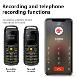 Super Mini Size Flip Mobile Phone B25 Wireless Bluetooth Cute Style Dual SIM Finger Unlocked Cellphone For Young Kids No Apps