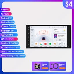 7 inch Carplay Android Auto Car Radio For Toyata RAV4 Prado Hilux Terios Vitz Avanza MR2 Yaris GPS Navi Car Intelligent Systems