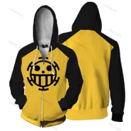 Anime One P Hoodies 3D Print Pullover Sweatshirt Monkey D Luffy Ace Sabo Shanks Law Battle Tracksuit Outfit Casual Outerwear