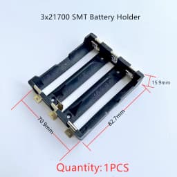 1PCS 21700 Battery Holder SMD Battery Box 3S 21700 Storage Box 3*21700 DC Battery Case SMT SMD