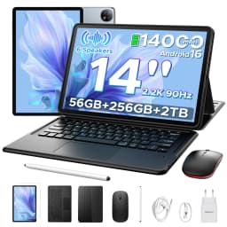 DOOGEE U14 2 in 1 Tablet PC 14 Inch 2.2K Incell Screen Gemini Ai 14000mAh Battery 56GB RAM(8+48) 256GB ROM 16MP Main Camera Widevine L1 Supports Tablet PC