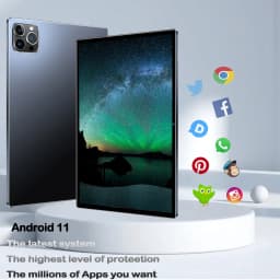 2024 Top selling 10.1-inch Tablet with 4GB RAM 64GB ROM, Android 11 System Tablet Song Player Global Version Tablet 5000 mAh
