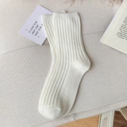 2022 New Winter Thicker Cashmere Wool Women Socks Casual japanese fashion Solid Color Long Sock Girls Thermal Warm Crew Sock