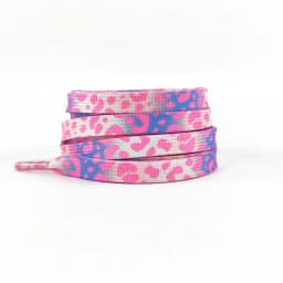 1Pair Flat Shoelaces for Sneakers Color Leopard Print Tie-dye Gradient Shoelace Rope Men Women for Canvas Shoe Laces Shoestrings