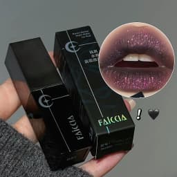 Punk Blue Green Matte Lipgloss Gothic Black Lipstick Waterproof Dark Red Liquid Lipstick Halloween Makeup Non-stick Cup Lip Tint