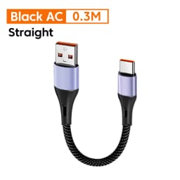 Short USB Type C Cable 90° Elbow USB C To Type C Data Cable Fast Charging For IPhone15 16 Xiaomi Huawei Power Bank USB C Cable
