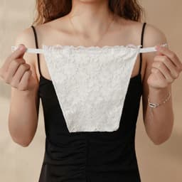 Summer Lace Strapless Collar Anti-slip Female False Collar Detachable Collar Cover for Low Neckline