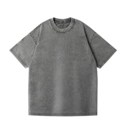 DTG Printing Customize Your Design or Like Photos Summer Mens T-Shirt Vintage Washed Hip Hop Style 100% Cotton Oversized Tees