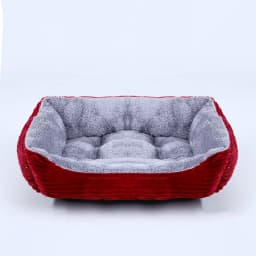 Bed for Dog Cat Pet Square Plush Kennel Medium Small Dog Sofa Bed Cushion Pet Calming Dog Bed House Pet Supplies Winter