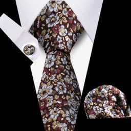 Tie For Men Classic Plaid Handkerchiefs Red Necktie Cufflinks For Men Blouse Business Wedding Accessories Women Collar Man Gift