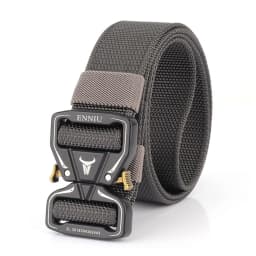 TUSHI Tactical Belt Alloy Buckle Quick Release Elastic Belt Casual Nylon Tooling Training Belt Men Trousers Belt