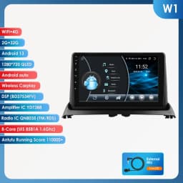 2Din Android13 Car Radio For Renault Clio 2 2000 - 2012 Car Multimedia GPS Carplay Intelligent Screen 2din autoradio 360Camera