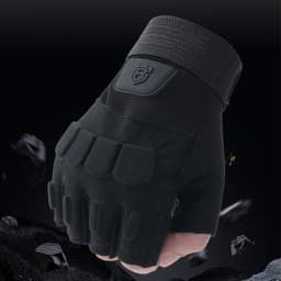 Hunting Training Gloves Half Finger Gloves Breathable Non-slip Gloves Sports Cycling Hiking Fishing Outdoor Equipment for Men