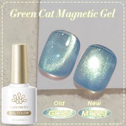 BORN PRETTY 10ml Auroras Glitter Cat Magnetic Gel Nail Polish Jelly Glass Bead Semi Permanent Soak Off UV LED Varnish Manicure