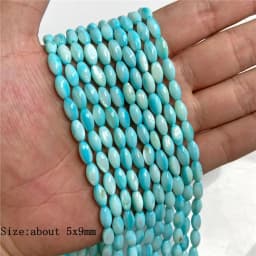 15X6mm Long Stripe Shell Beads Point Stick Mother of Pearl Shell Slice Loose Beads for DIY Making Jewelry Necklace Accessories