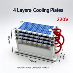 220V 60g 10g Ozone Generator Air Cleaner Ozonizer Sterilize Purifier Treatment Formaldehyde Remove Odor Ozonizador Ozone Machine