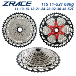 ZRACE Bicycle Cassette 8 9 10 11 Speed MTB Bike Freewheel 11-42T / 11-46T / 11-50T / 11-52T for ALIVIO / DEORE / SLX / XT