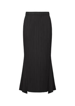 Miyake Pleated Hem Fishtail Flares Skirt